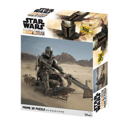 Star Wars Mandalorian Speeder 500pc Prime 3D Jigsaw Puzzle ST32643