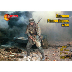 Mars 72128 German Panzerjagers WWII 40 Figures/8 Poses 1:72 Model Kit