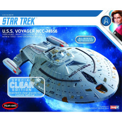 Polar Lights 992 Star Trek U.S.S. Voyager Clear Edition 1:1000 Plastic Model Kit