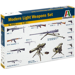 ITALERI Moderm Light Weapon Set 6421 1:35 Military Model Kit