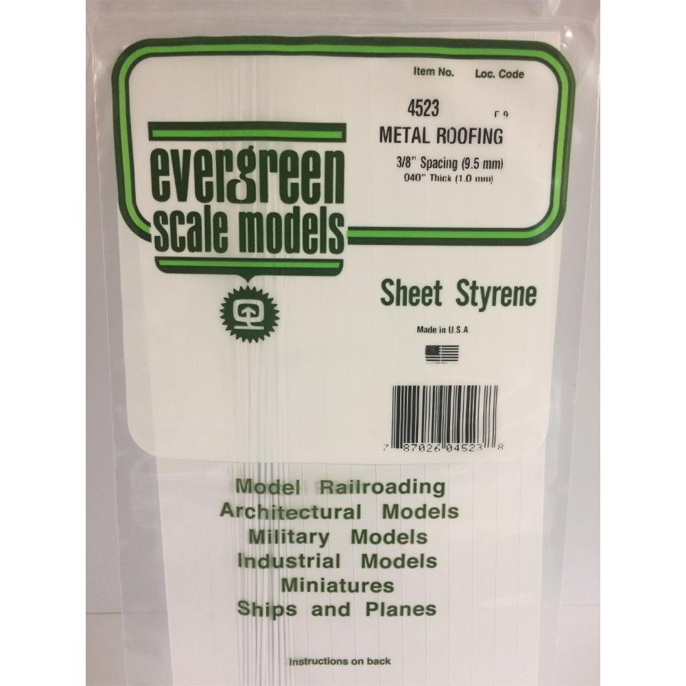 Metal Roofing 3/8 Spacing x 0.040 Metal Roofing 3/8 Spacing x 0.040