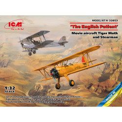 ICM 32053 'The English Patient' Movie Tiger Moth & Stearman 1:32 Model Kit