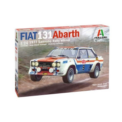Italeri 3621 Fiat 131 Abarth San Remo Winner 1977 1:24 Plastic Model Car Kit