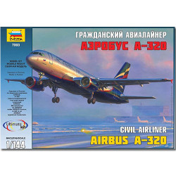ZVEZDA 7003 Airbus A-320 1:144 Aircraft Model Kit