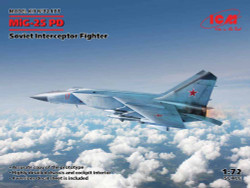 ICM 72177 Mikoyan MiG-25PD Soviet Training Aircraft 1:72 Aircraft Model Kit