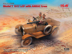 ICM 35668 Model T 1917 LCP with ANZAC Crew 1:35 Military Vehicle Model Kit