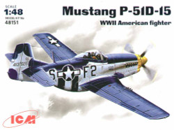 ICM 48151 North-American P-51D-15 Mustang 1:48 Aircraft Model Kit