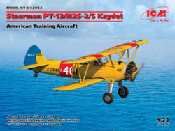 ICM 32052 Stearman PT-13/N2S-2/5 Kaydet 1:32 Aircraft Model Kit