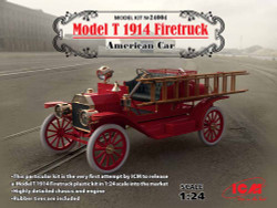 ICM 24004 Model T 1914 Firetruck, American Car 1:24 Car Model Kit