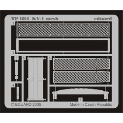 Eduard TP084 1:35 Etched Detailing Set for Trumpeter Kits Soviet KV-1 mesh