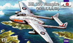 A-Model 72264 de Havilland DH.100 Vampire 1:72 Aircraft Model Kit