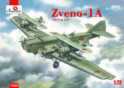 A-Model 72290 Zveno-1A. TB-1 & I-5 1:72 Aircraft Model Kit
