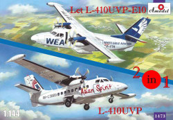 A-Model 14473 Let L-410UVP & L-410UVP-E10 1:144 Aircraft Model Kit
