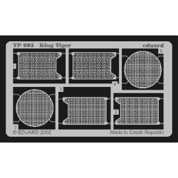 Eduard TP003 1:35 Etched Detailing Set for Tamiya Kits Pz.Kpfw.VI King Tiger Sd.