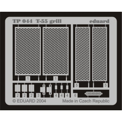 Eduard TP044 1:35 Etched Detailing Set for Tamiya Kits Soviet T-55 grilles