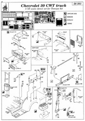 Eduard 35251 1:35 Etched Detailing Set for Tamiya Kits LRDG 30cwt Chevrolet