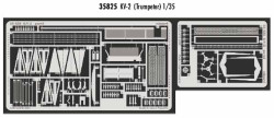 Eduard 35825 1:35 Etched Detailing Set for Trumpeter Kits Soviet KV-2