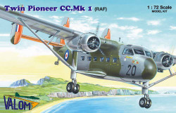 Valom 72136 Scottish-Aviation Twin Pioneer (RAF) 1:72 Aircraft Model Kit