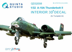 Quinta Studio 32008 Fairchild A-10A Thunderbolt II  1:32 3D Printed Decal