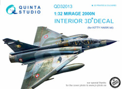 Quinta Studio 32013 Dassault Mirage 2000N  1:32 3D Printed Decal