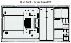 Eduard 35631 1:35 Etched Detailing Set for Trumpeter Kits Faun SLT56 floor plate