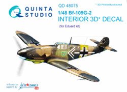 Quinta Studio 48075 Messerschmitt Bf-109G-2  1:48 3D Printed Decal