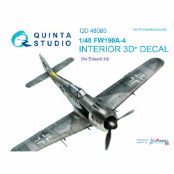 Quinta Studio 48080 Focke-Wulf Fw-190A-4  1:48 3D Printed Decal