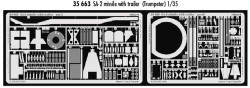 Eduard 35663 1:35 Etched Detailing Set for Trumpeter Kits SA-2 Guideline missile