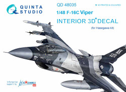 Quinta Studio 48035 Lockheed-Martin F-16 Fighting Falcons  1:48 3D Printed Decal
