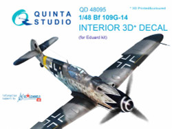 Quinta Studio 48095 Messerschmitt Bf-109G-14  1:48 3D Printed Decal