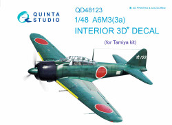 Quinta Studio 48123 Mitsubishi A6M3 Zero  1:48 3D Printed Decal