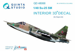 Quinta Studio 48068 Sukhoi Su-25SM  1:48 3D Printed Decal