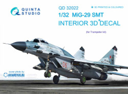 Quinta Studio 32022 Mikoyan MiG-29SMT  1:32 3D Printed Decal