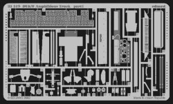 Eduard 35519 1:35 Etched Detailing Set for Airfix and Italeri Kits GMC DUKW 353