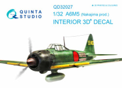 Quinta Studio 32027 Mitsubishi A6M5 (Nakajima prod.)  1:32 3D Printed Decal