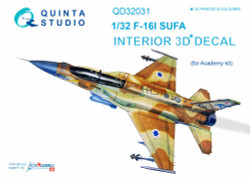 Quinta Studio 32031 Lockheed-Martin F-16I Sufa 'Storm'  1:32 3D Printed Decal