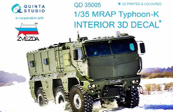 Quinta Studio 35005 MRAP Typhoon-K 6X6 Armoured Vehicle  1:35 3D Printed Decal