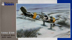 Special Hobby 48073 Fokker D.XXI 4.Sarja with Wasp Junior Engine 1:48 Model Kit