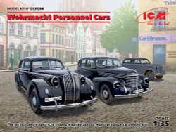 ICM DS3504 Wehrmacht Personnel Cars Diorama Set 1:35 Military Vehicle Model Kit
