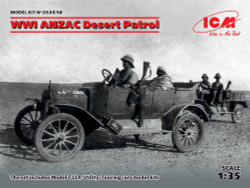 ICM DS3510 WWI ANZAC Desert Patrol Diorama Set 1:35 Military Vehicle Model Kit