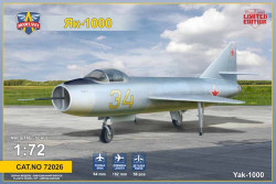 Modelsvit 72026 Yakovlev Yak-1000 1:72 Aircraft Model Kit