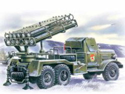 ICM 72591 Soviet BM-24-12 Katiusha 1:72 Military Vehicle Model Kit