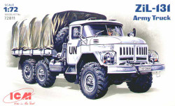 ICM 72811 Soviet Zil-131 Army Truck 1:72 Military Vehicle Model Kit