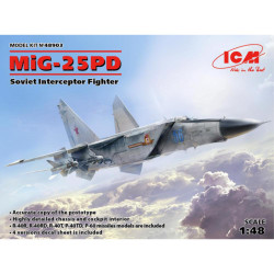 ICM 48903 Mikoyan MiG-25PD Soviet Interceptor Fighter 1:48 Aircraft Model Kit