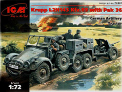 ICM 72461 Krupp Kfz.69 L2H143 Artillery Tractor 1:72 Military Vehicle Model Kit