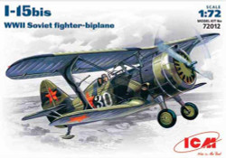 ICM 72012 Polikarpov I-15bis with wheels. Soviet markings 1:72 Aircraft Model Kit