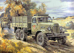 ICM 72541 Soviet Zil-157 Army Truck 1:72 Military Vehicle Model Kit