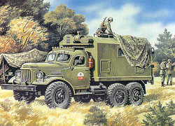 ICM 72551 Soviet Zil-157 Command vehicle 1:72 Military Vehicle Model Kit