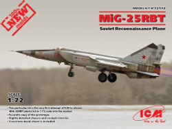 ICM 72172 Mikoyan MiG-25RBT Soviet Reconnaissance Plane 1:72 Aircraft Model Kit