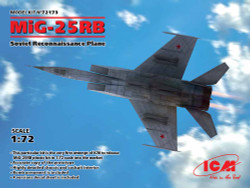 ICM 72173 Mikoyan MiG-25RB Soviet Reconnaissance Plane 1:72 Aircraft Model Kit